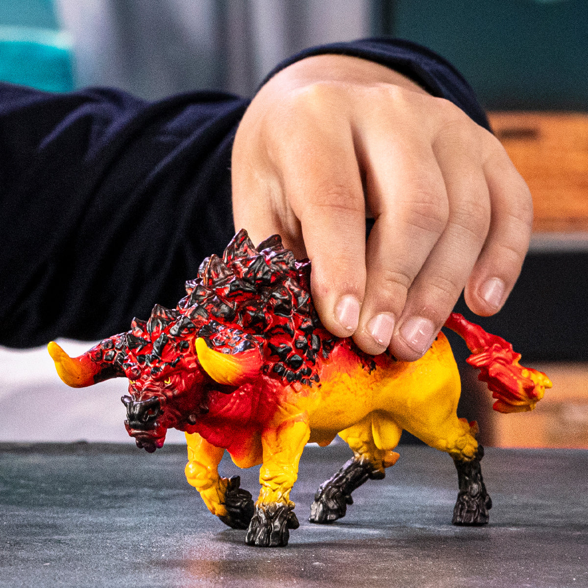 Schleich Eldrador Toro di Fuoco action figure lava 42493