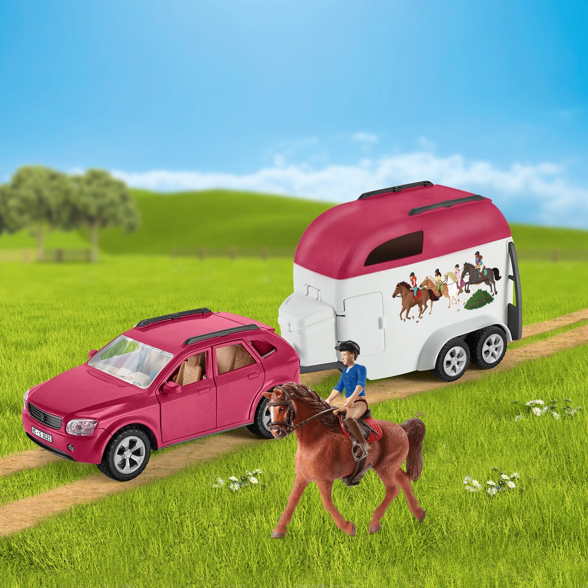 Schleich Horse Club 72223 Playset Cavalli Avventura Campeggio