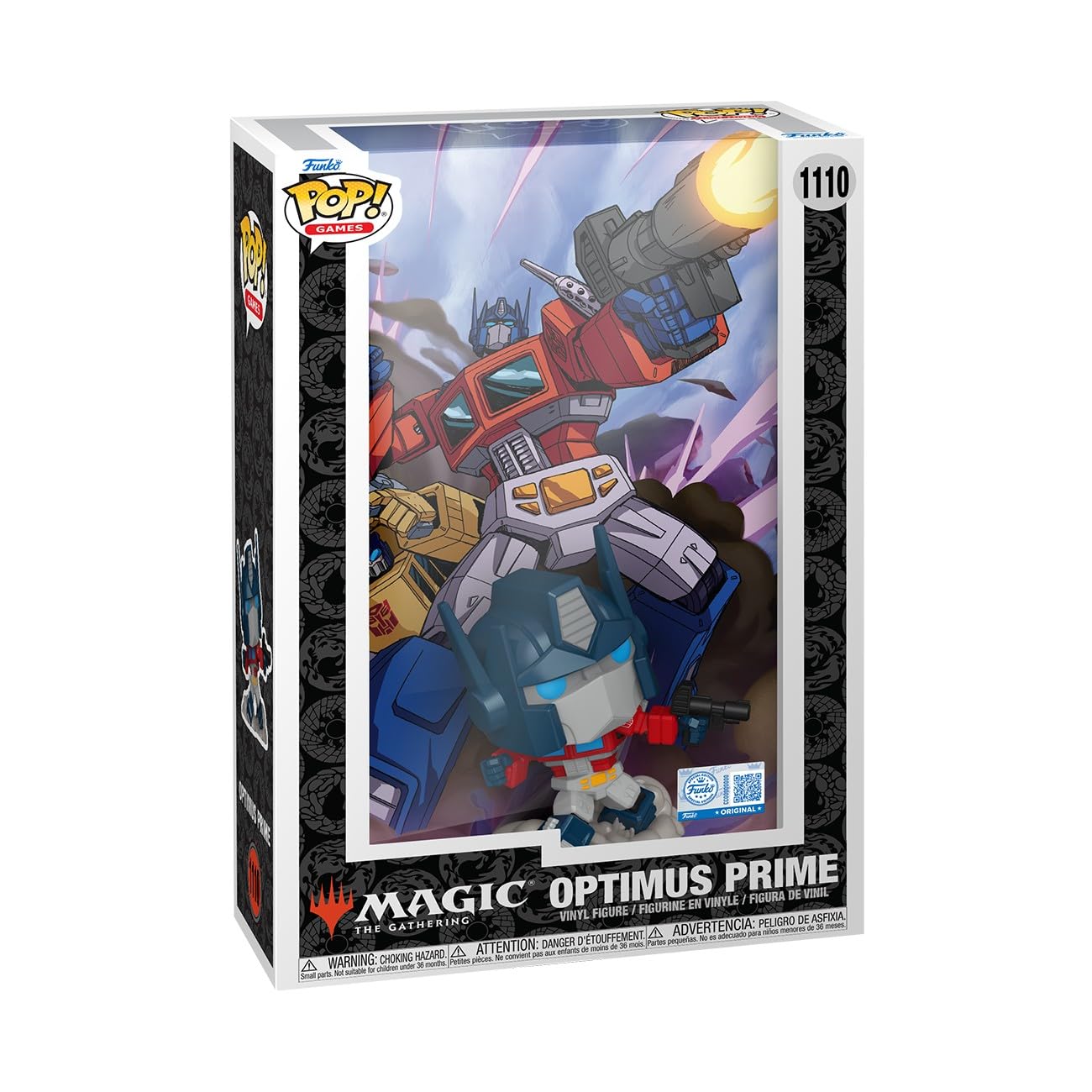 Funko Pop Comic Cover Transformers Optimus Prime figura vinile