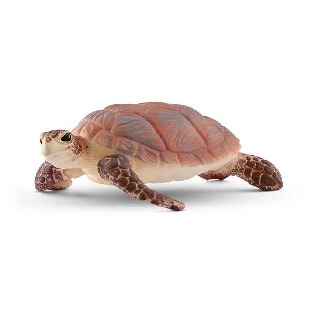 Schleich Wild Life tartaruga marina embricata action figure mare