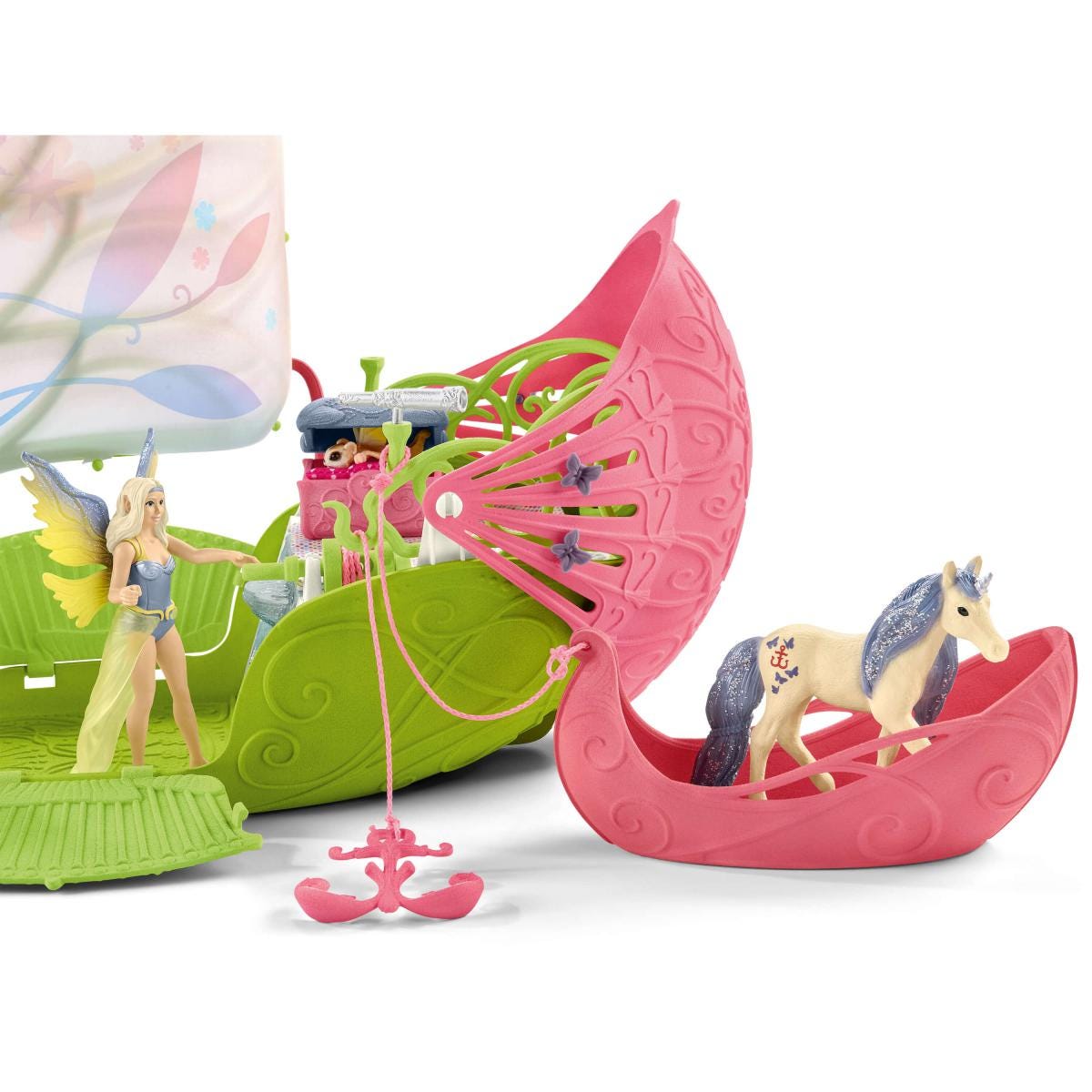 Schleich Bayala Magica barca dei fiori di Sera 42444 playset elfi