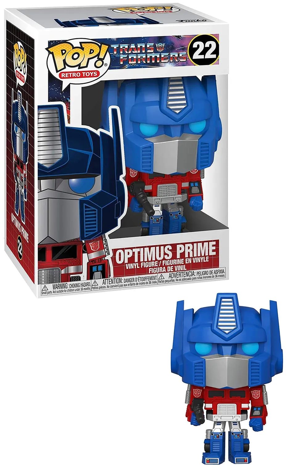 Funko Pop Transformers Optimus Prime Retro figura vinile 9,5cm