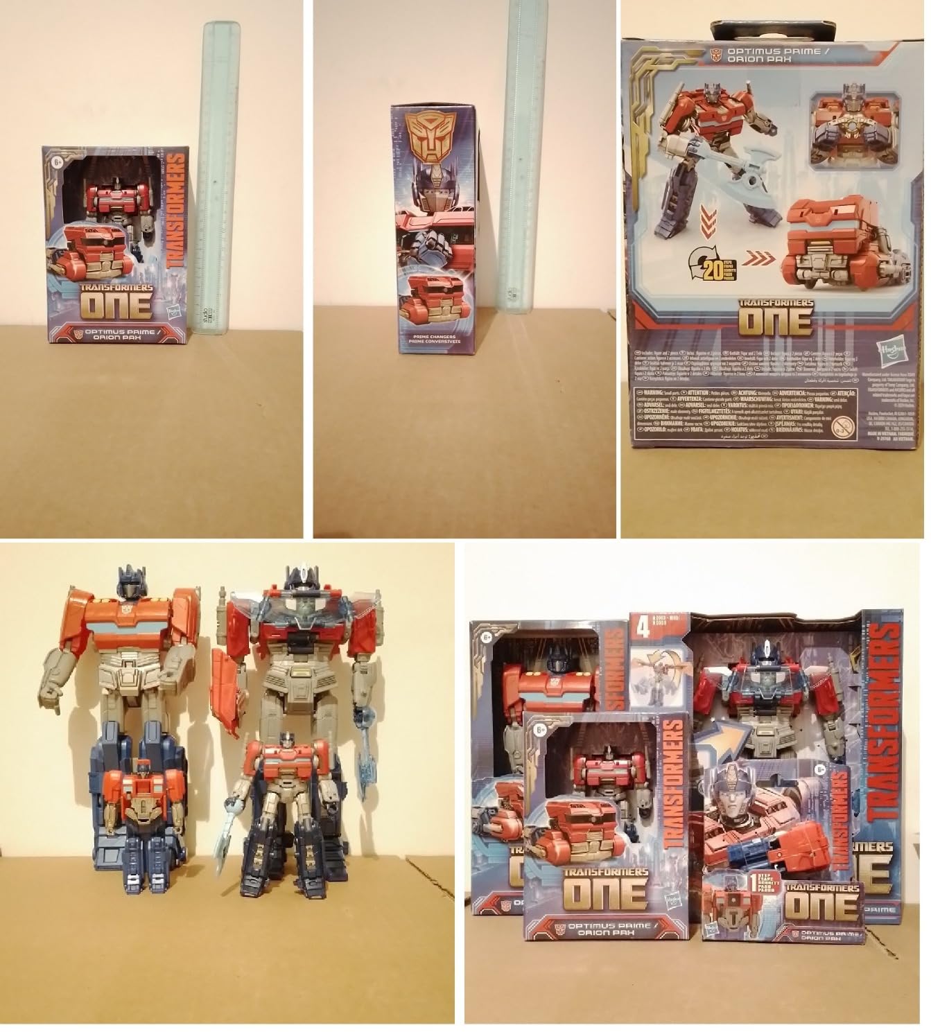 Transformers One Optimus Prime action figure 12,7 cm camion