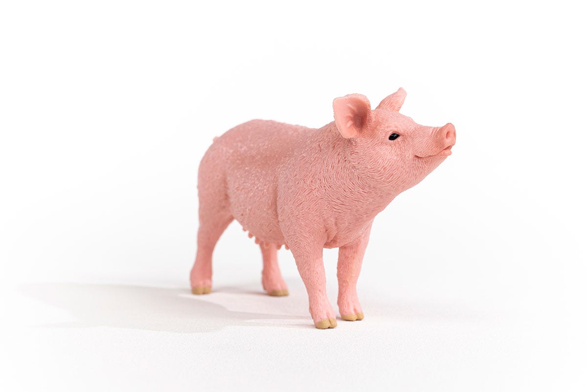 Schleich Farm World Maiale 13933 action figure rosa 1 pz