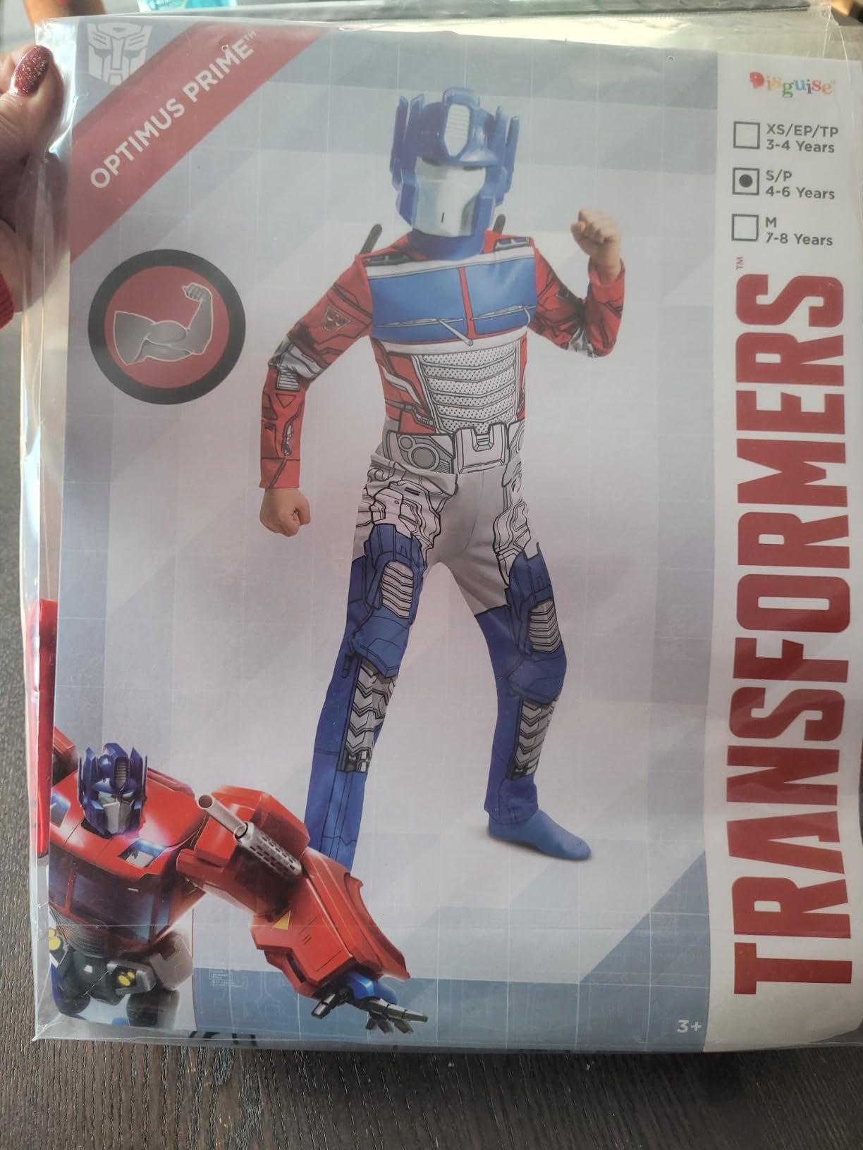 Transformers Optimus Prime costume travestimento gioco ruolo