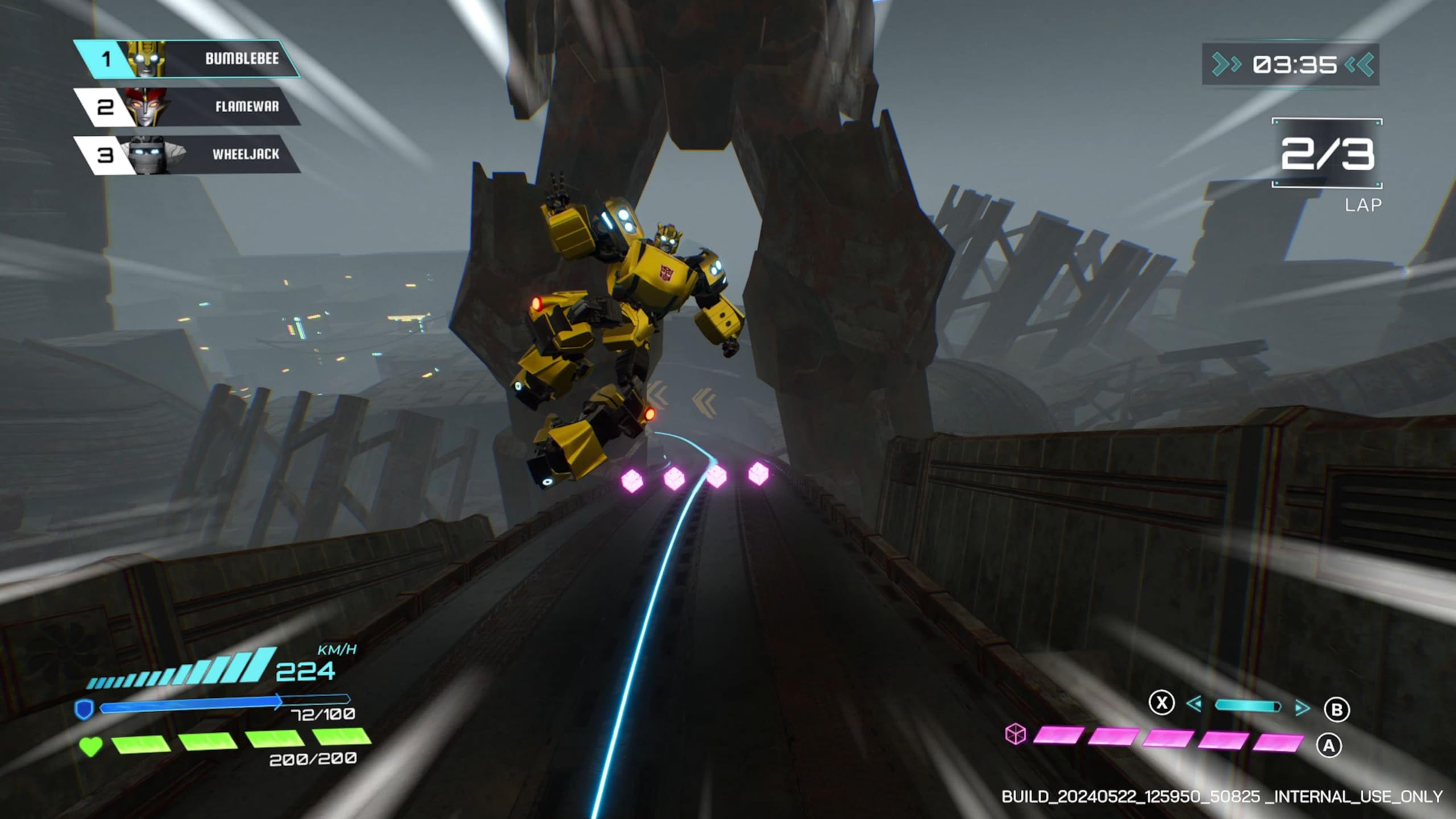 Transformers Galactic Trials videogioco Xbox corsa e combattimento