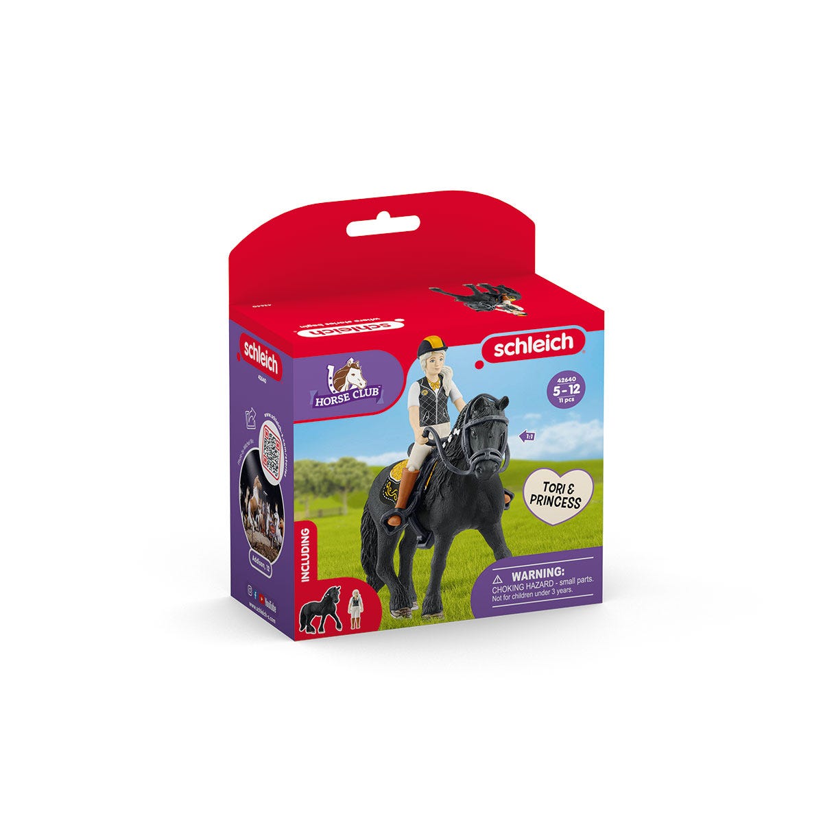 Schleich Horse Club Tori e Principessa fantina con cavallo 42640