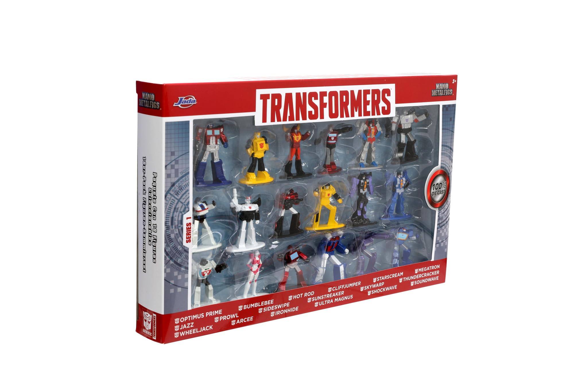 Transformers Nanofigs Wave 2 set 18 mini figure die-cast multicolore