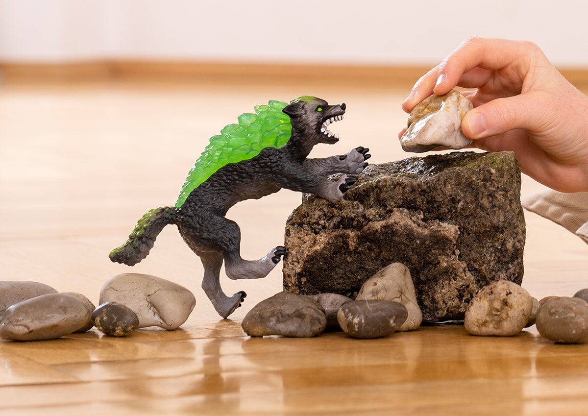 Schleich Wild Life Lupo granitico action figure fantasy