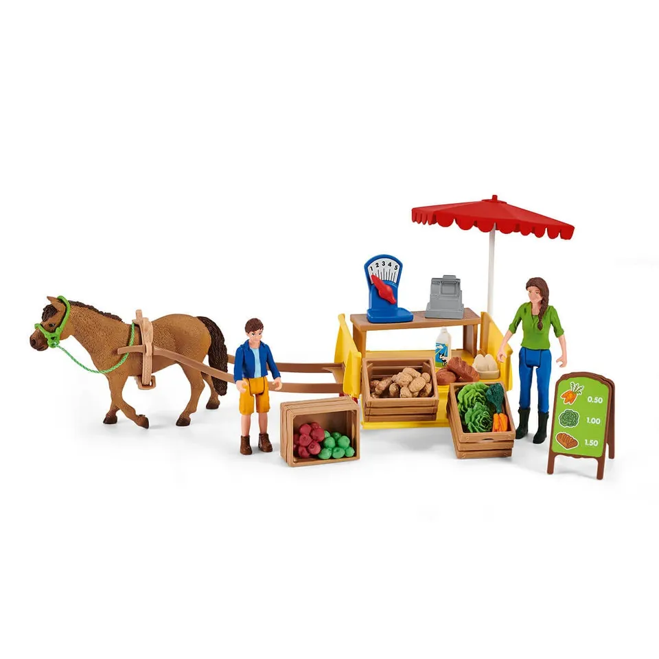 Schleich Farm World Stand Agric443lo Sunny Day playset fattoria