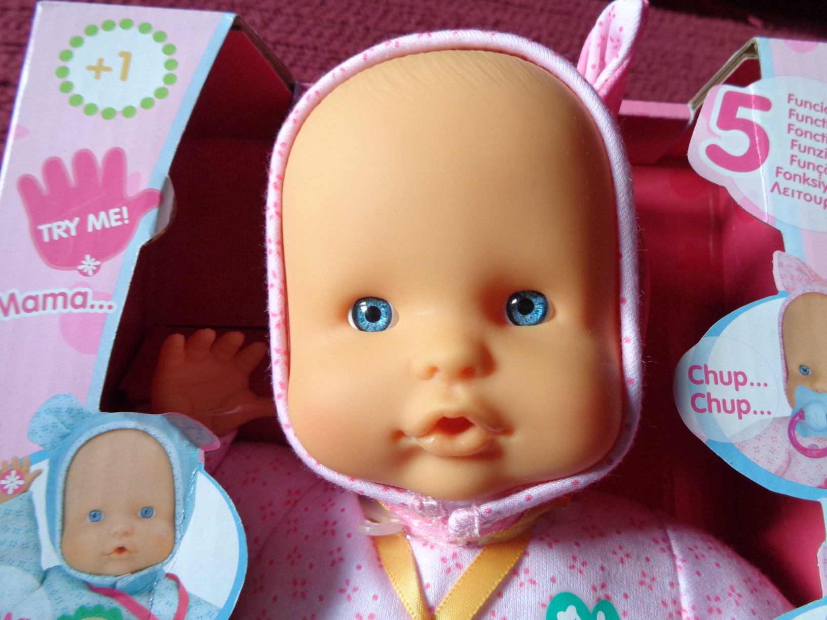 Nenuco Blandito 5 Funzioni Bambola Rosa 30 cm con Suoni