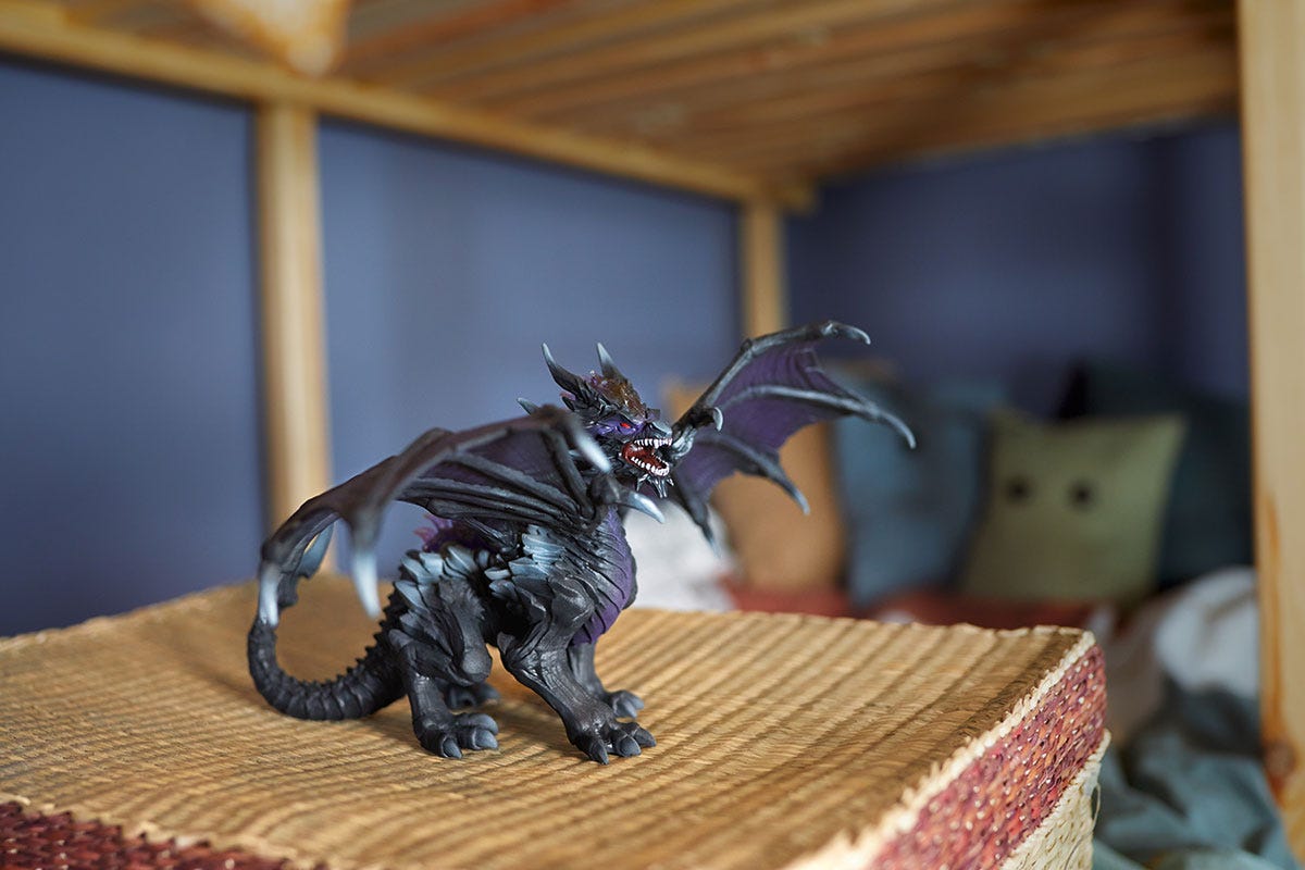 Schleich Eldrador Drago dell’ombra 70152 action figure nero