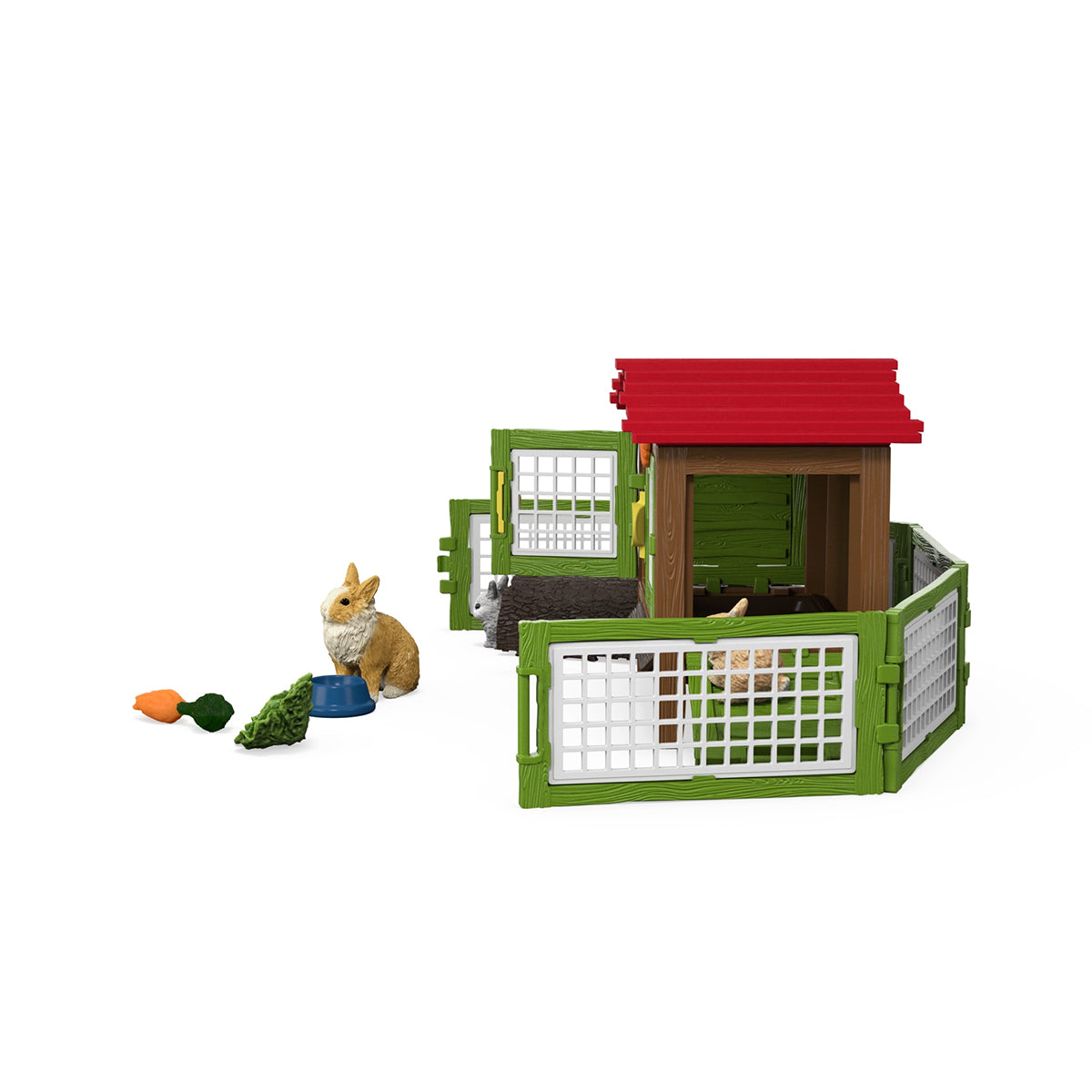 Schleich Farm World 42728 Conigliera playset con scivolo