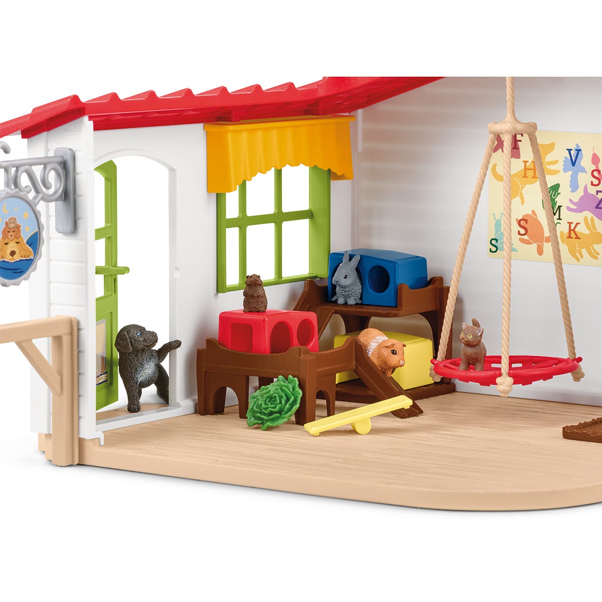 Schleich Farm World 42607 Albergo Animali Playset Cuccioli