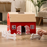 Schleich Farm World Retro Farm fattoria rossa playset stalla