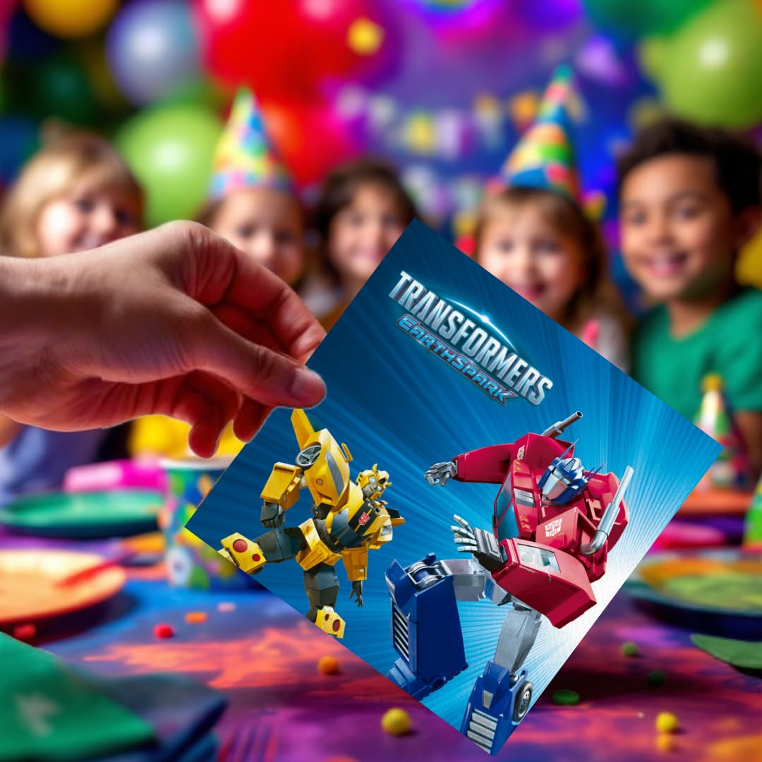 Transformers tovaglioli carta 33 cm 20 pezzi festa bambini