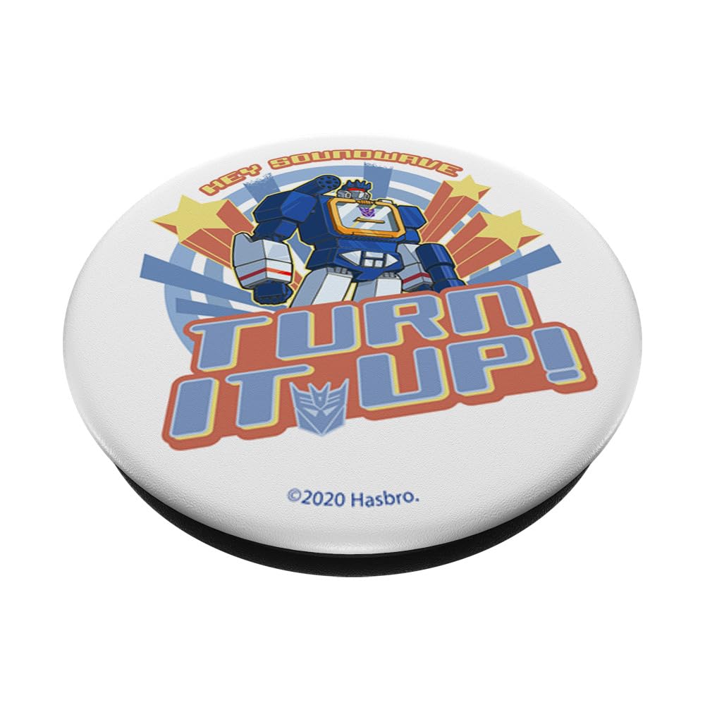 Transformers Hey Soundwave Turn It Up PopSockets PopGrip supporto