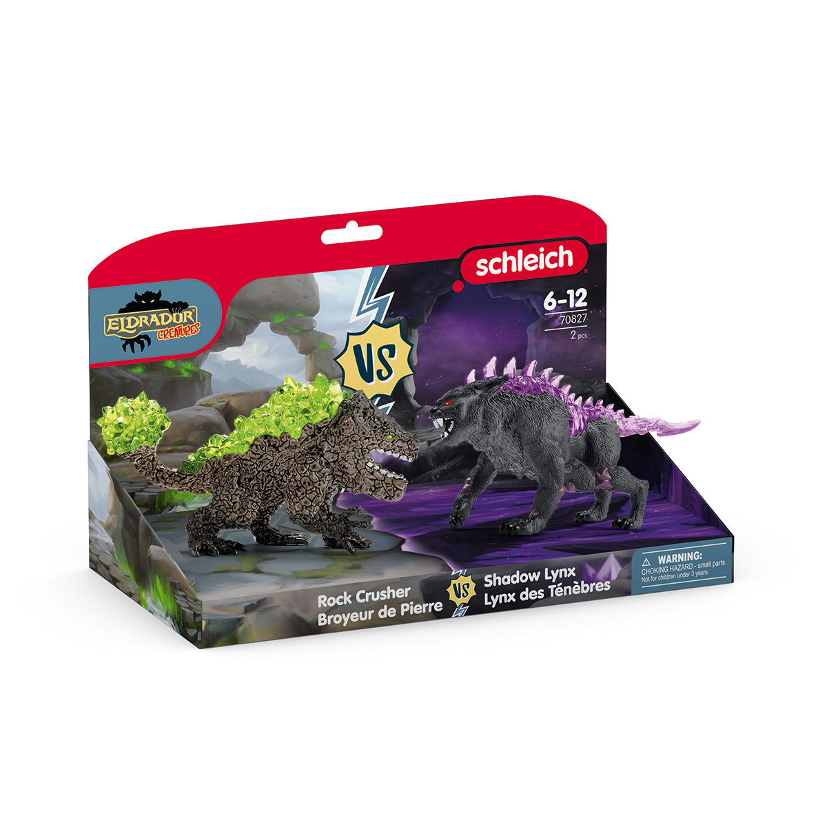 Schleich Eldrador Lince Ombra vs Spaccarocce 70827 Set