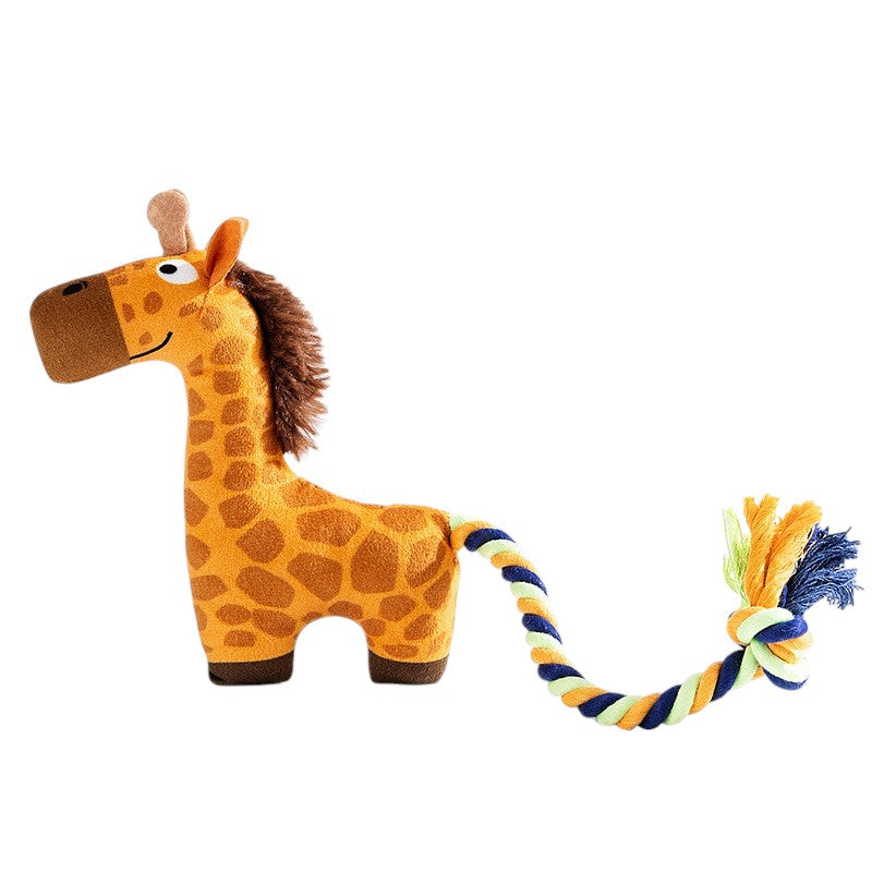 ToyalFriends Pet Beds Coccodrillo gioco cane peluche con corda