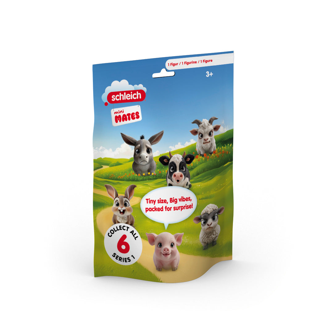 Schleich Mini Mates Serie 1 animaletti tascabili collezione