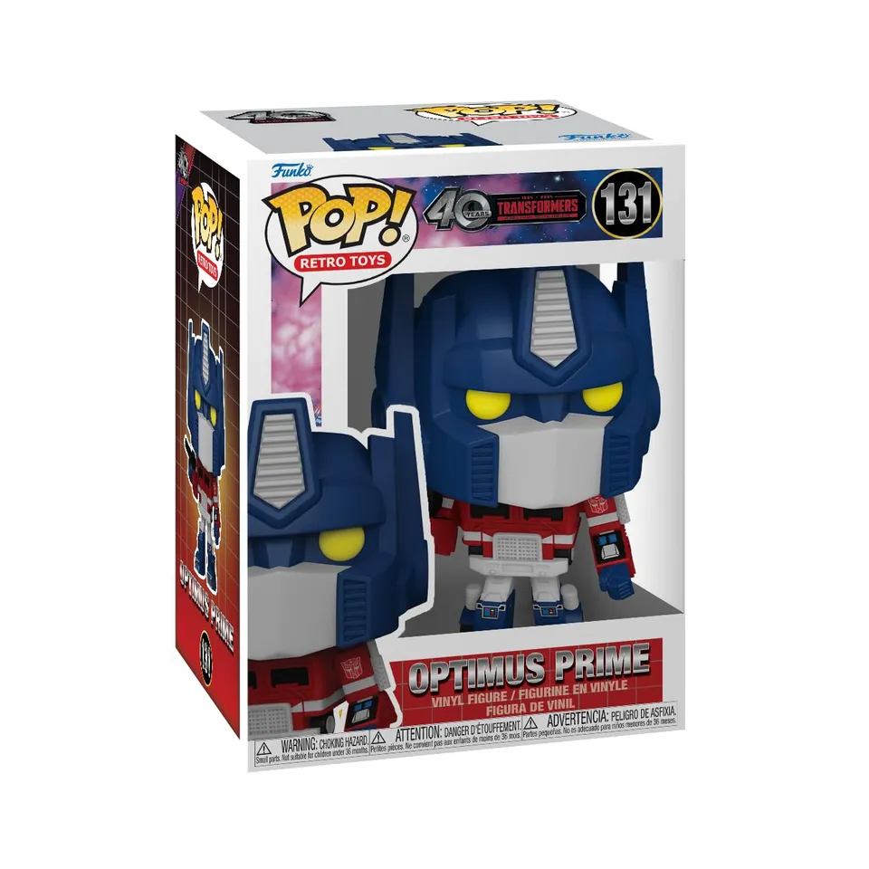Funko Pop Retro Transformers G1 Optimus Prime figura vinile 9,5 cm