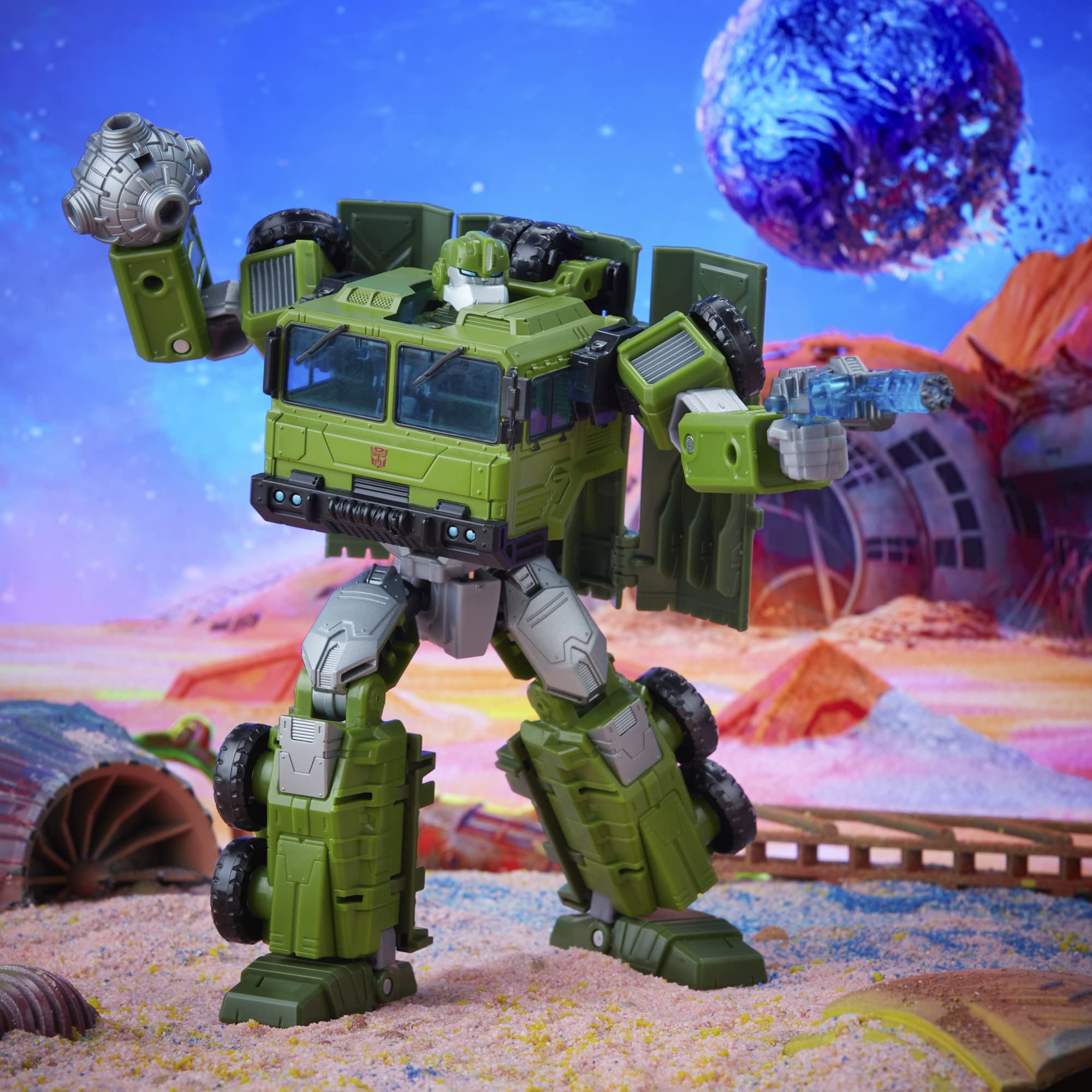 Transformers Legacy Bulkhead Voyager Prime action figure 17,5cm furgone