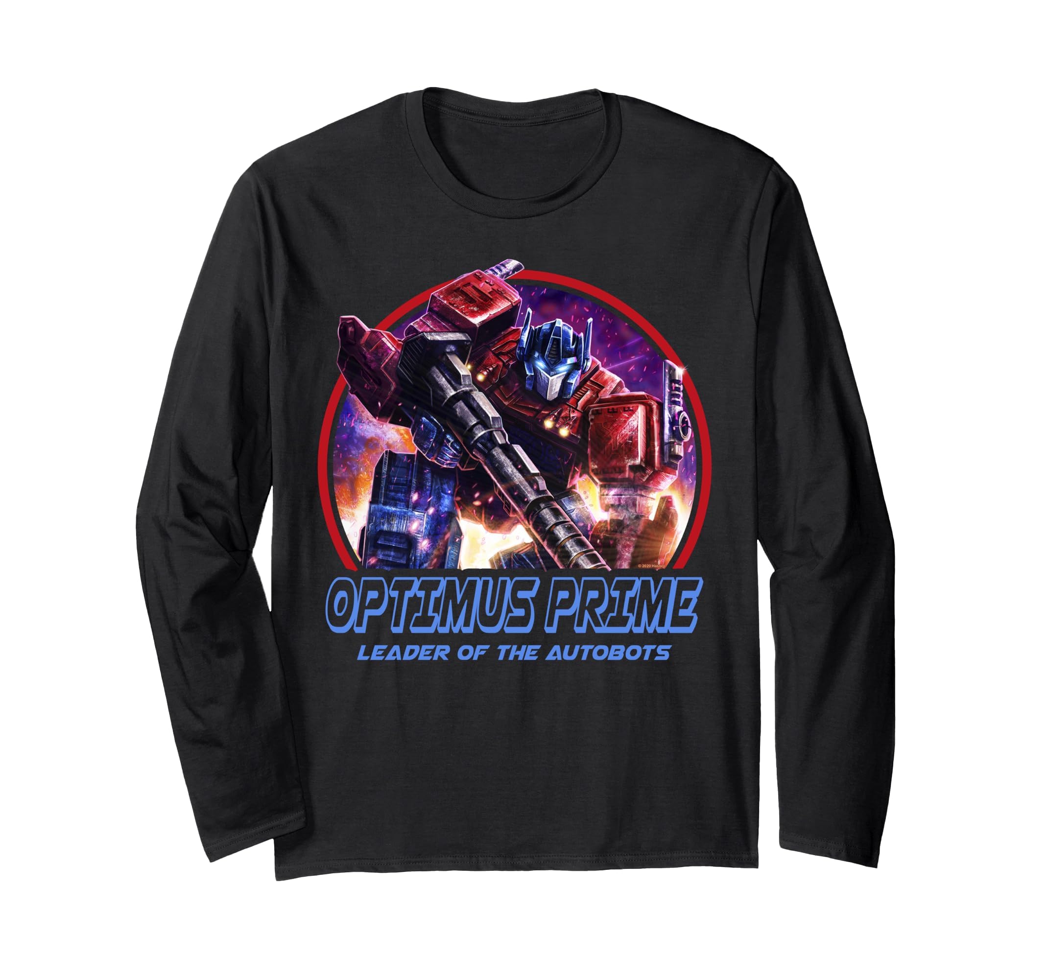 Transformers War Cybertron Optimus Prime Leader maglia nera lunga
