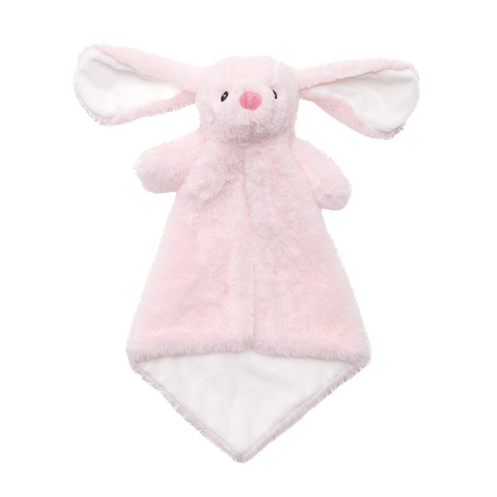Cubbies Blankies Pink Rabbit Lovey peluche doudou coniglio