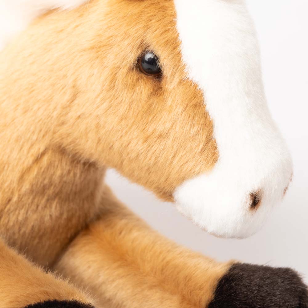 La Pelucherie Farm Cavallo Henri peluche morbido 25cm marrone