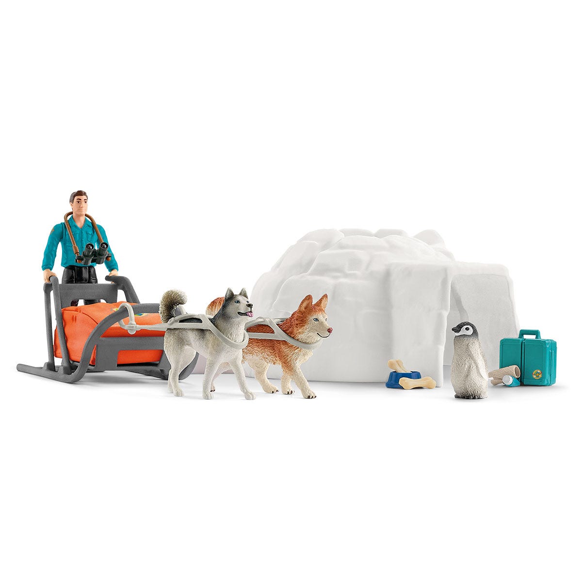 Schleich Wild Life Spedizione Antartide 42558 playset ghiaccio