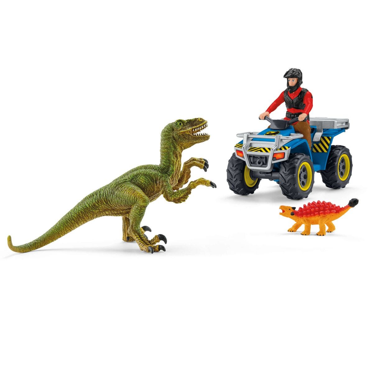 Schleich Dinosaurs Fuga Quad 41466 playset Velociraptor