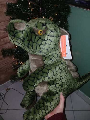 La Pelucherie Jungle Dinosauro Willy peluche verde 45cm