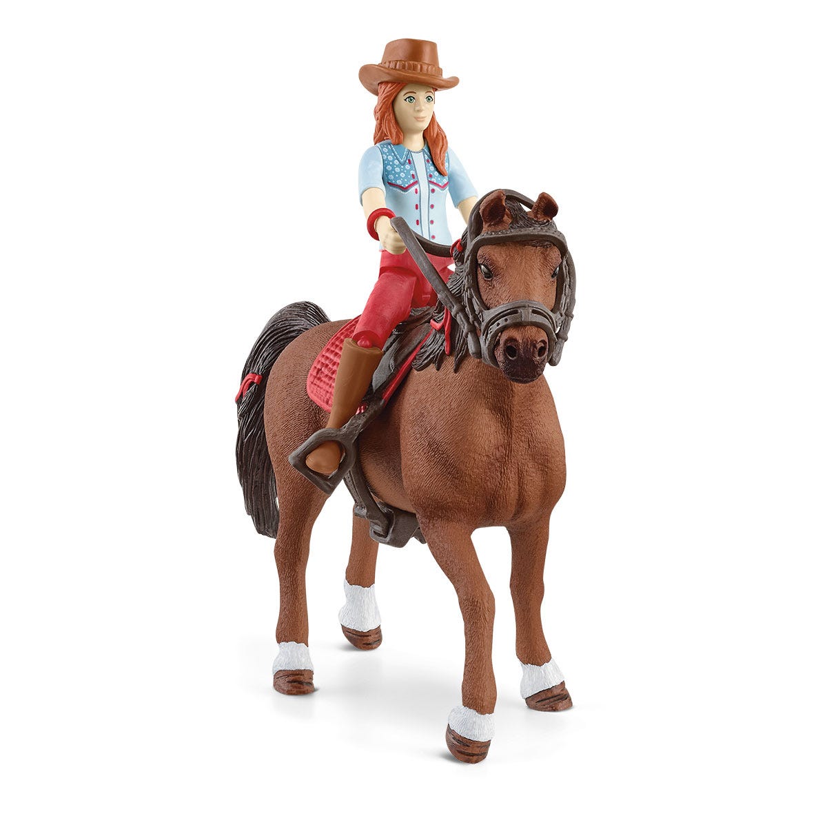 Schleich Horse Club Hannah & Cayenne Bambola con Cavallo