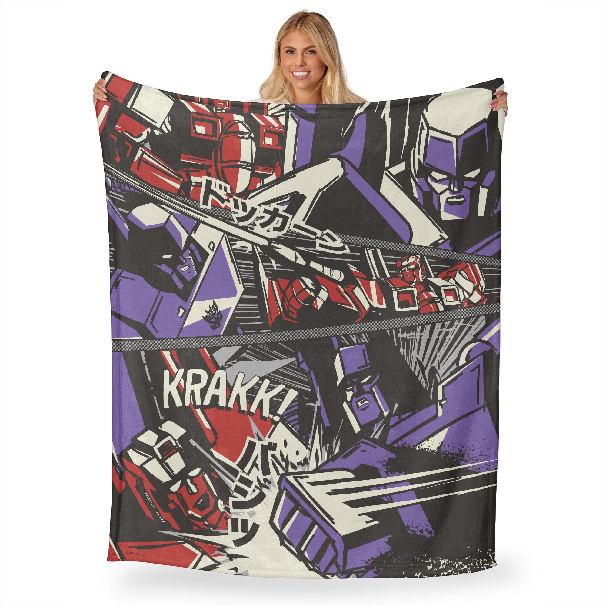 Transformers Comic Battle coperta 127x152 cm poliestere