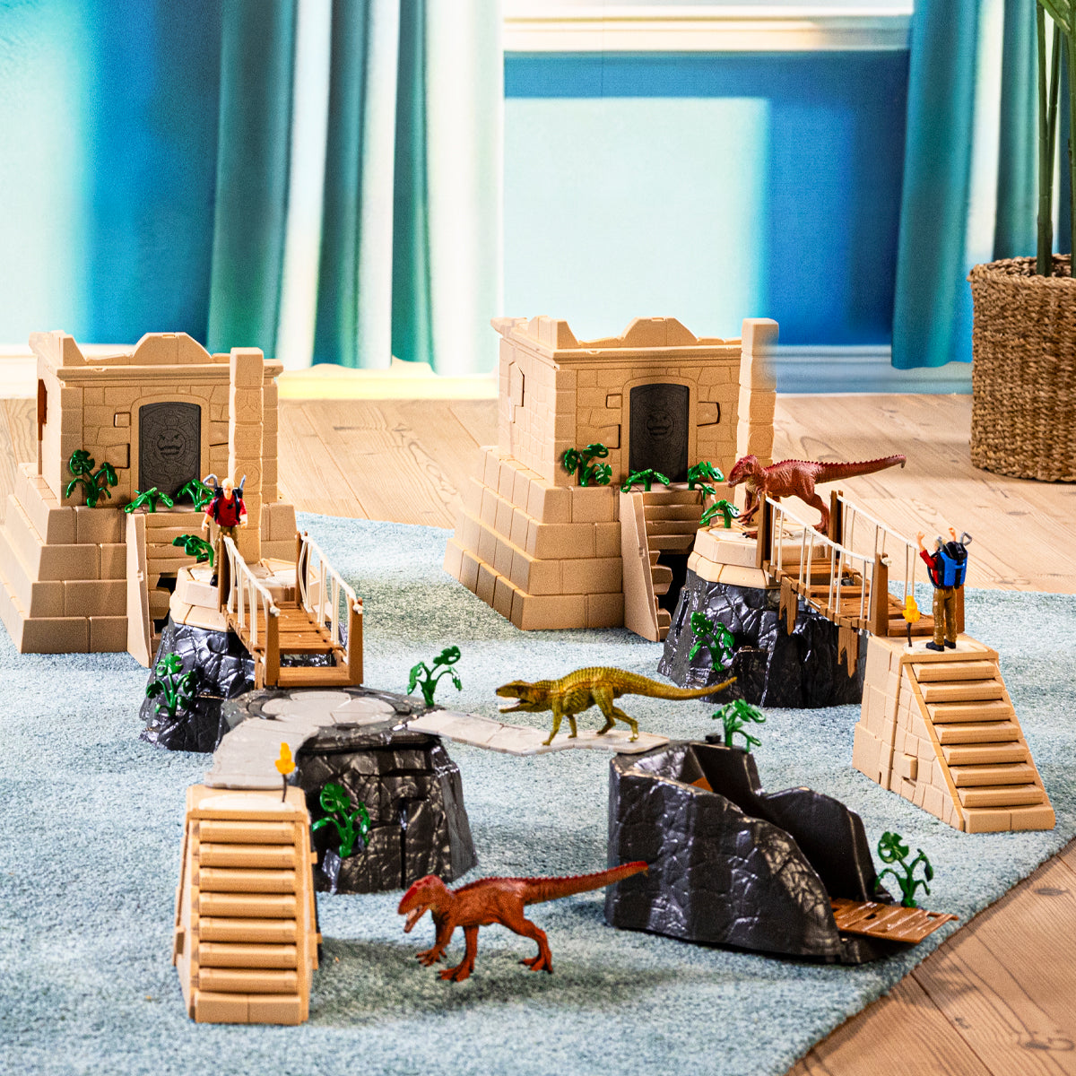 Schleich Dinosaurs Mega Set Conquista Tempio 42656 Playset