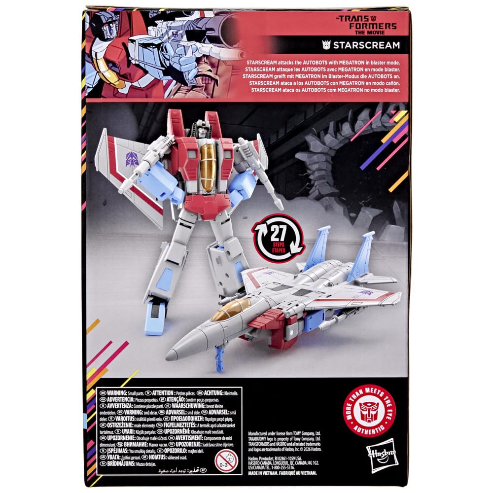Transformers Studio Series Starscream action figure 17 cm jet