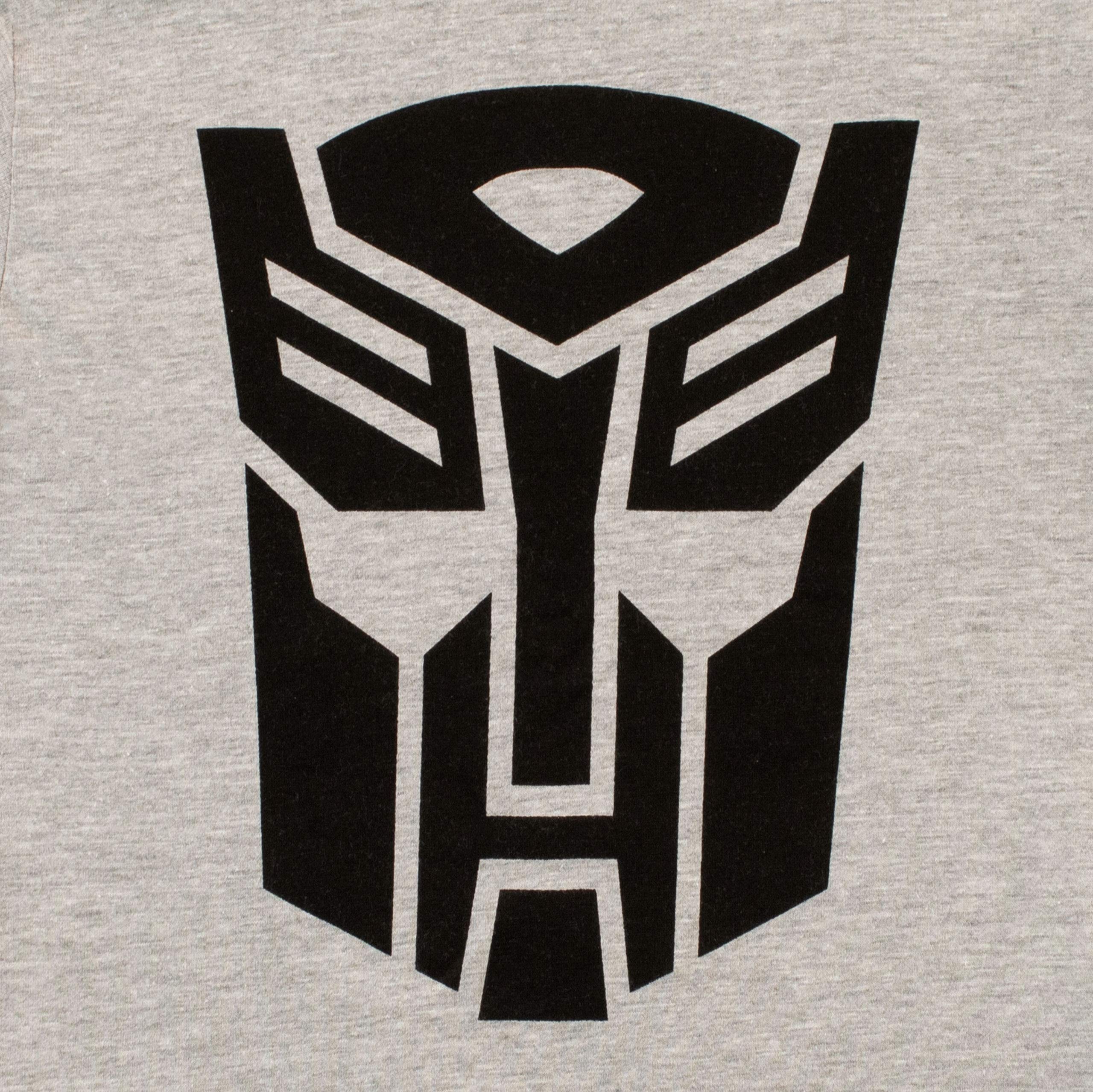 Transformers Autobots maglietta bambino grigia 4-5 anni