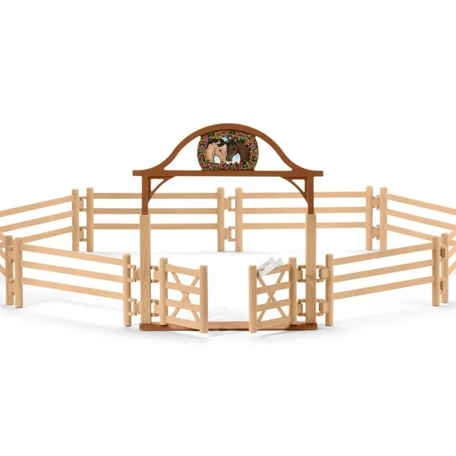 Schleich Horse Club Paddock con cancello 42434 recinto cavalli