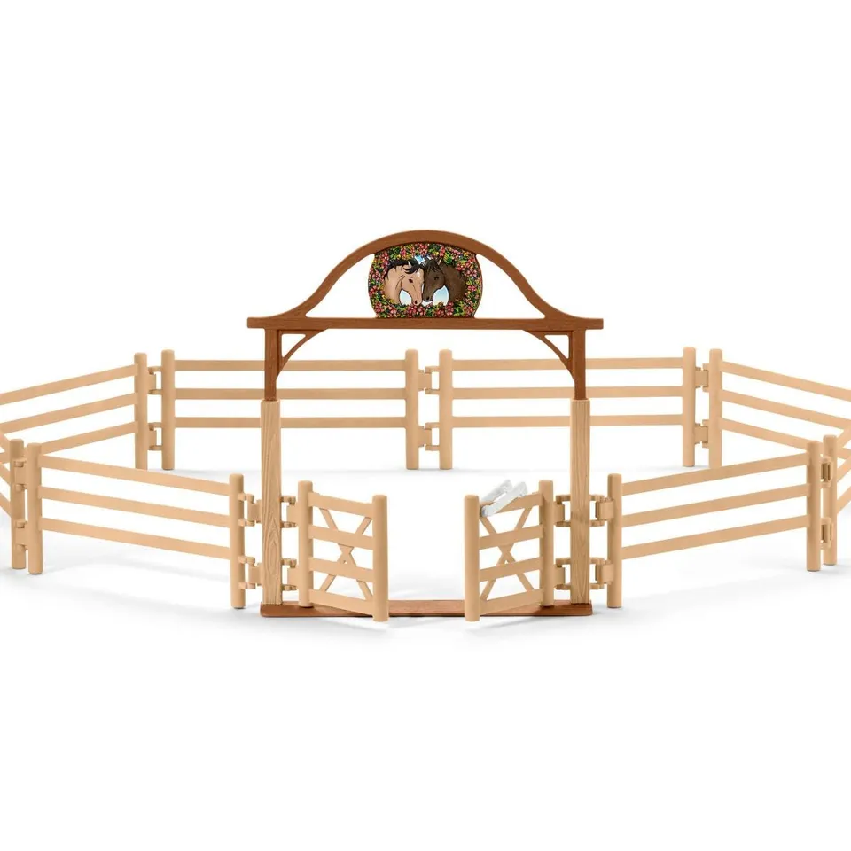 Schleich Horse Club Paddock con cancello 42434 recinto cavalli