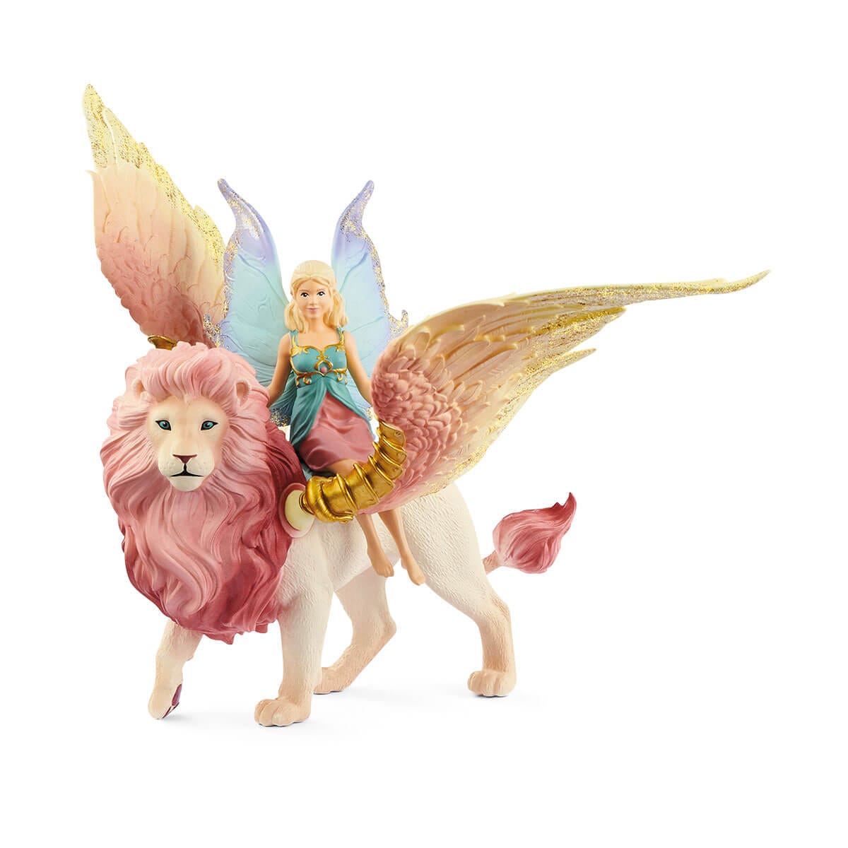 Schleich Bayala Fata su Leone Alato 70714 Statuina