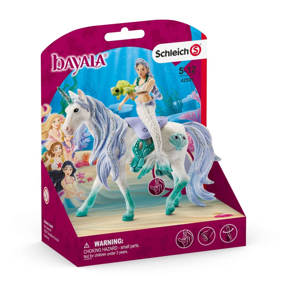 Schleich Bayala Sirena su Unicorno 42509 figura sirena