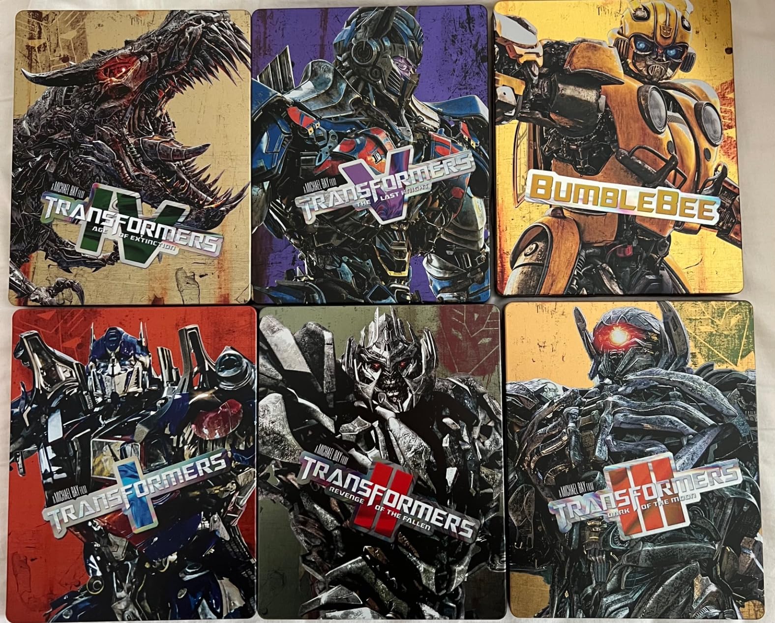 Transformers Integrale 5 Films Blu-Ray cofanetto 5 film