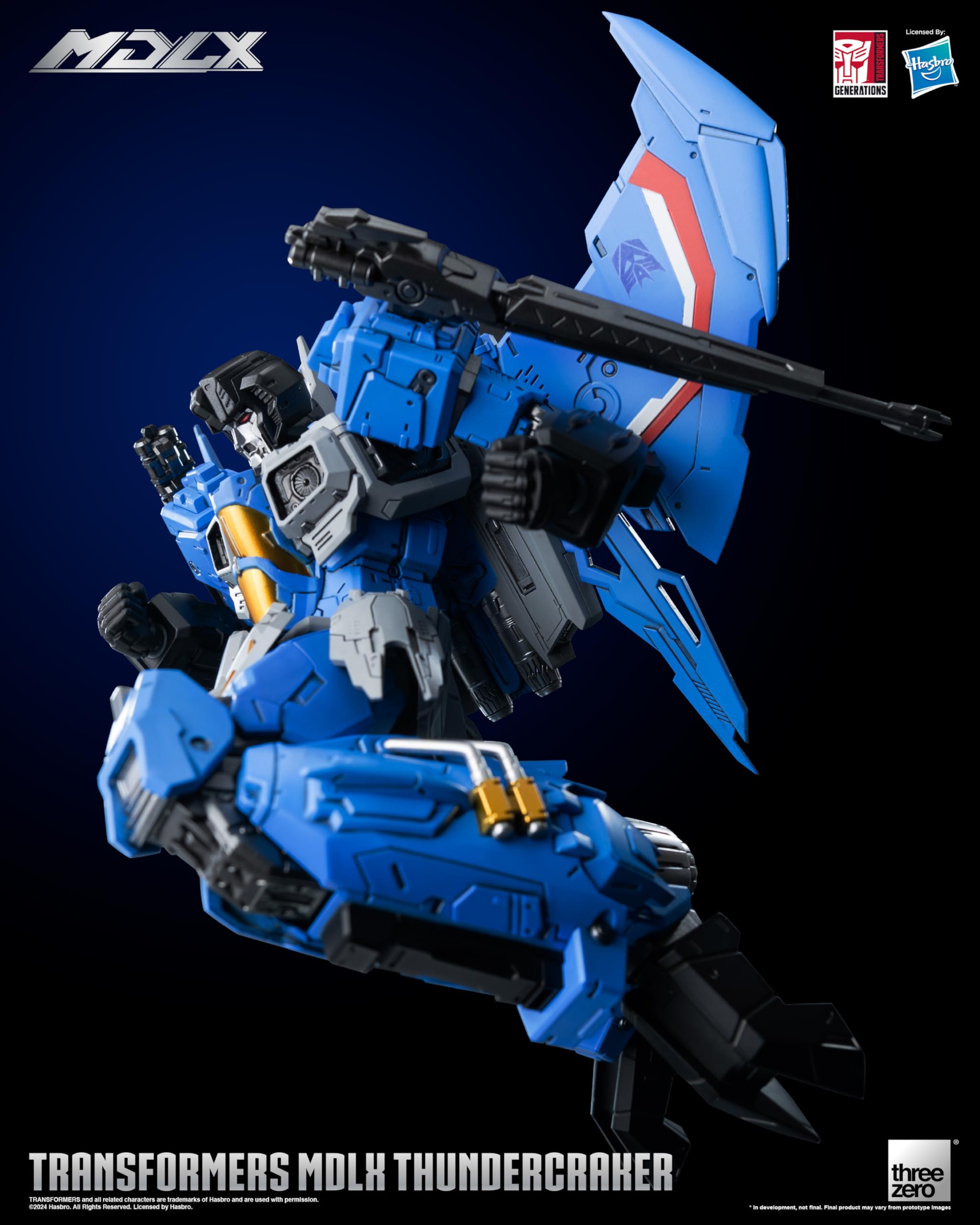 Transformers MDLX Thundercracker action figure 20 cm snodabile