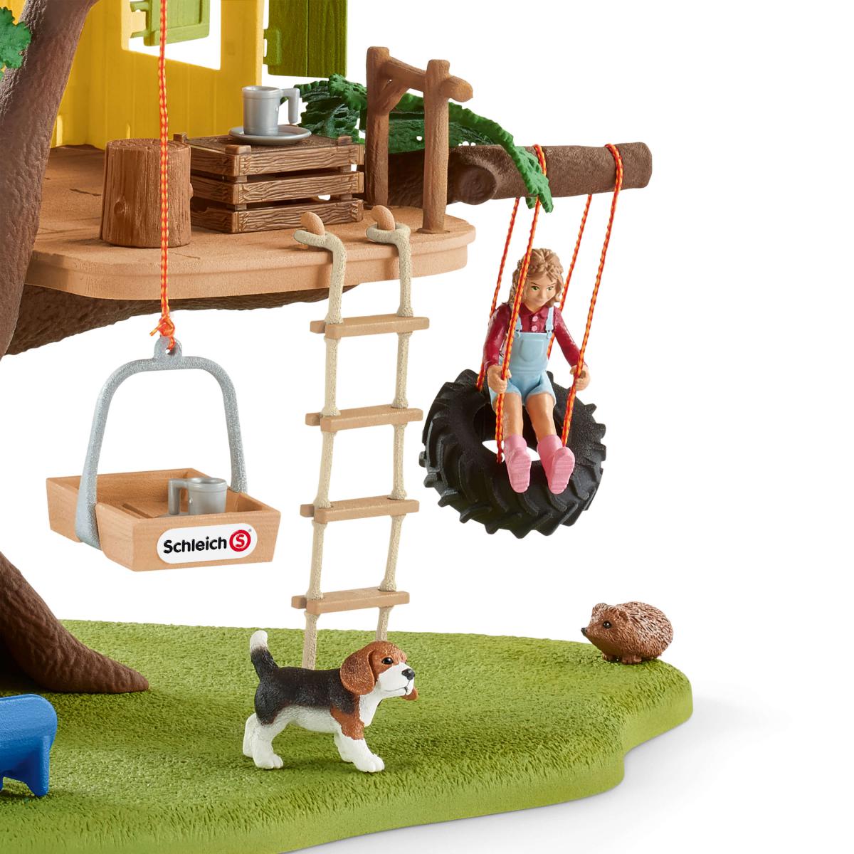 Schleich WILD LIFE Casa sull'albero avventurosa playset fattoria