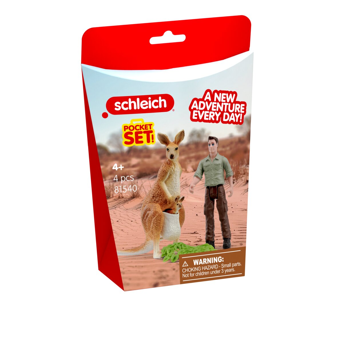 Schleich Wild Life Tour Canguri Ranger set figure animali