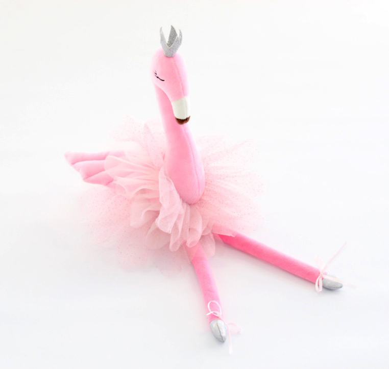 Cubbies Teddies Flamingo Ballerina peluche rosa regalo