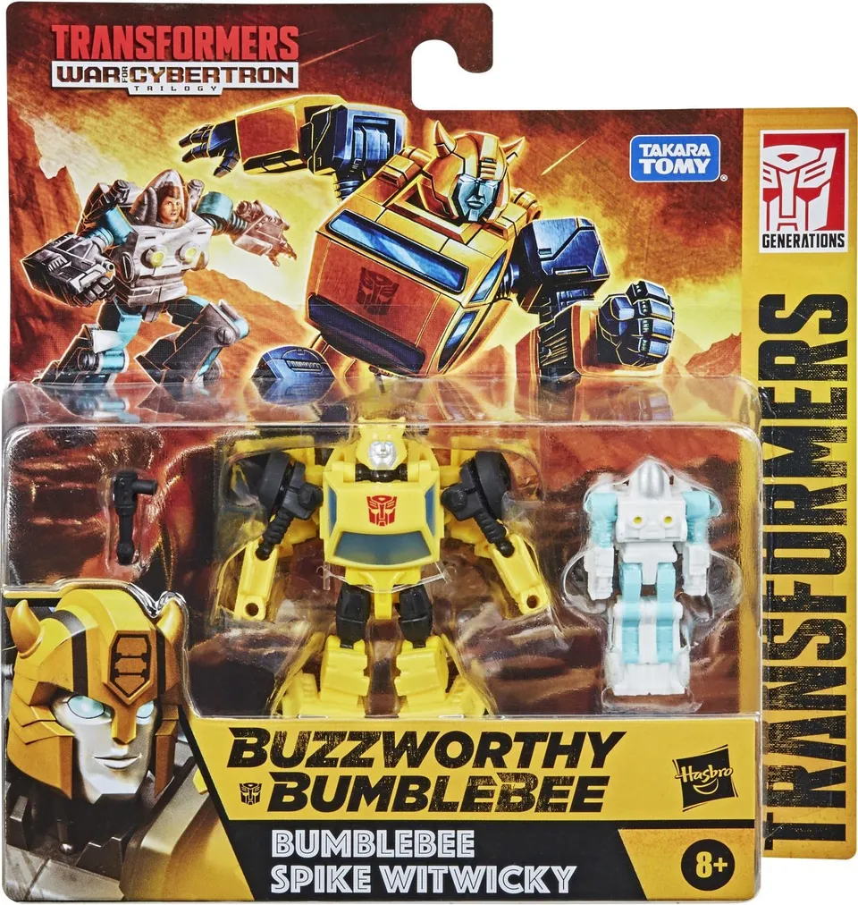 Transformers Buzzworthy Bumblebee WFC Core action figure 2-pack