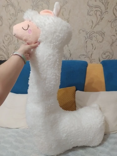 ToyalFriends More Animals alpaca peluche 100cm bianco morbido
