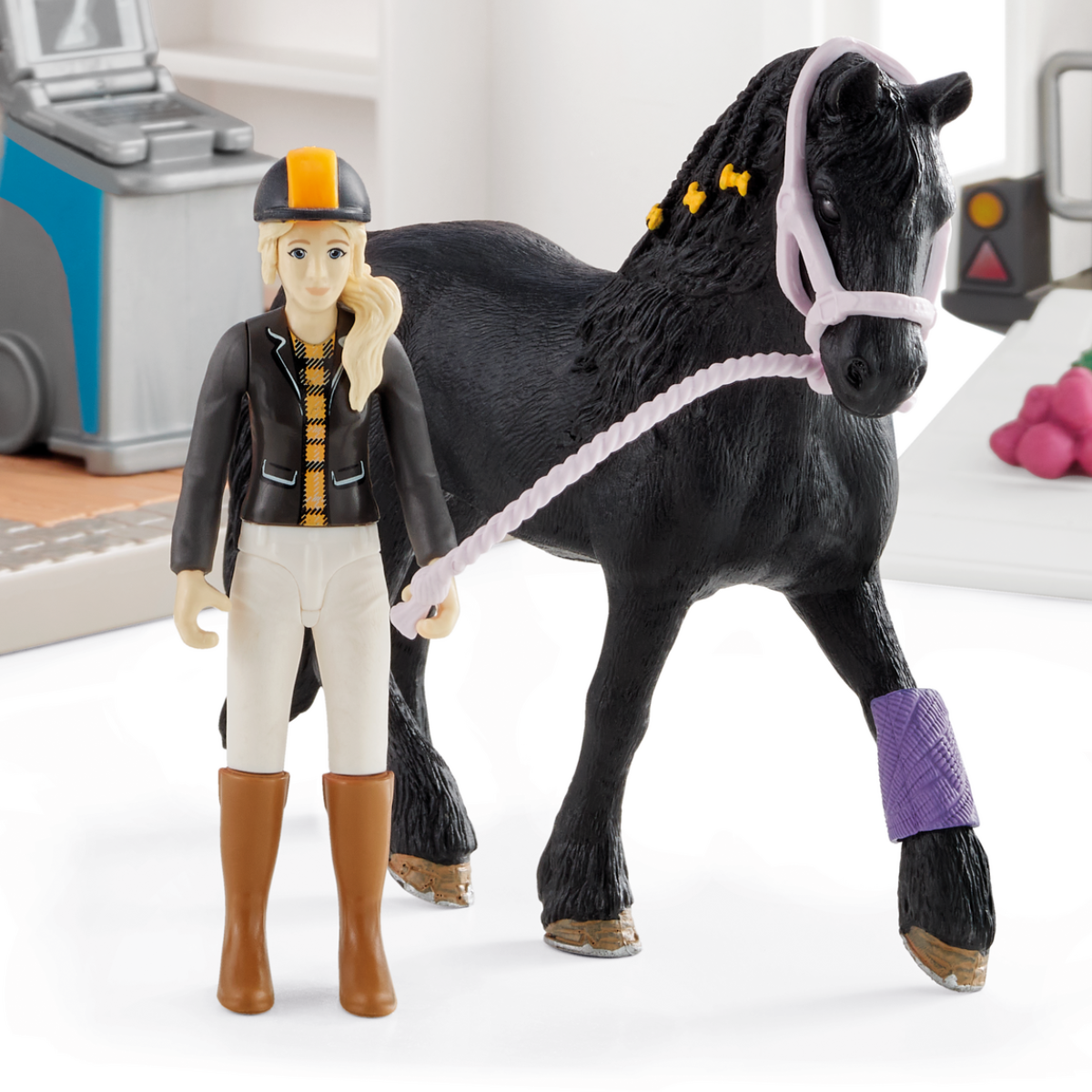 Schleich Farm World Visita dal veterinario 72261 playset cavallo