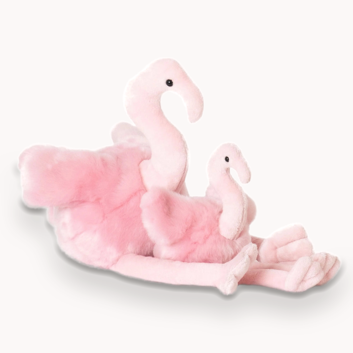 La Pelucherie Jungle Suzie fenicottero peluche 36 cm rosa
